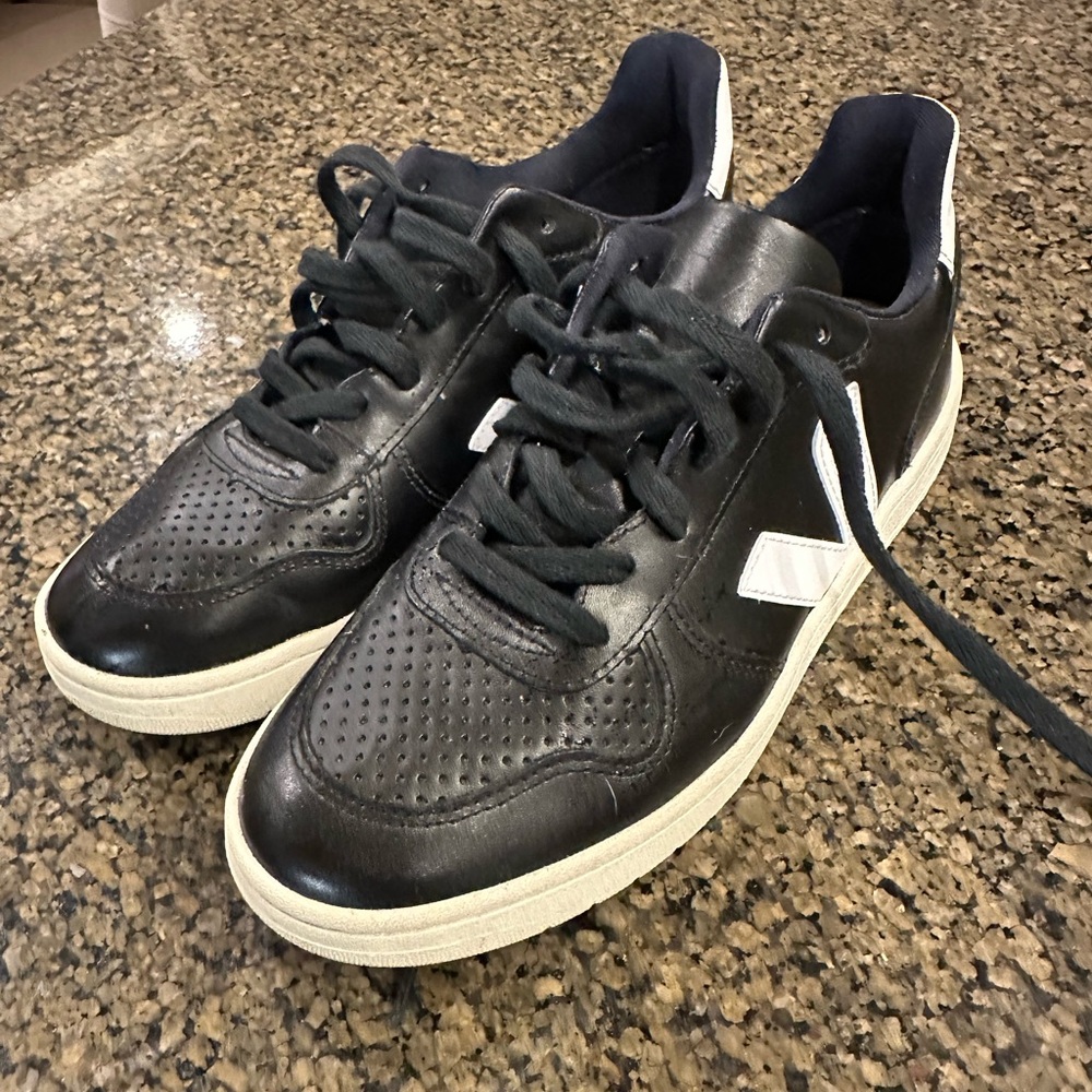 Veja Black and White Sneakers